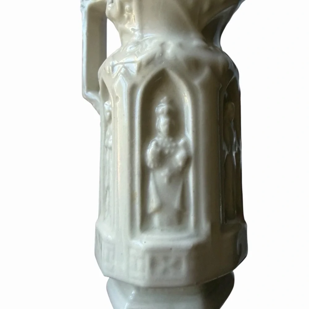 Vintage LEGO Japan #3354 Apostle Pitcher Salt Pepper Shakers Gothic White